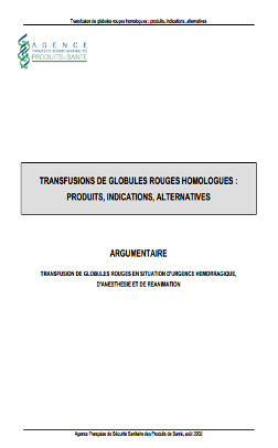 couverture du document : Evaluation du risque de transmission de l'agent de Creutzfeldt-Jakob par le sang et ses composants