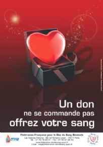 Affiche pour promouvoir le don de sang